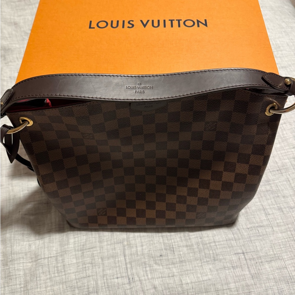 Louis Vuitton Damier Ebene Graceful PM Shoulder Bag - Picture 4 of 10